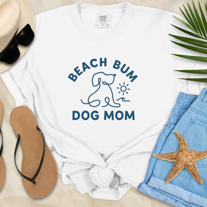Beach Bum Dog Mom T-Shirt