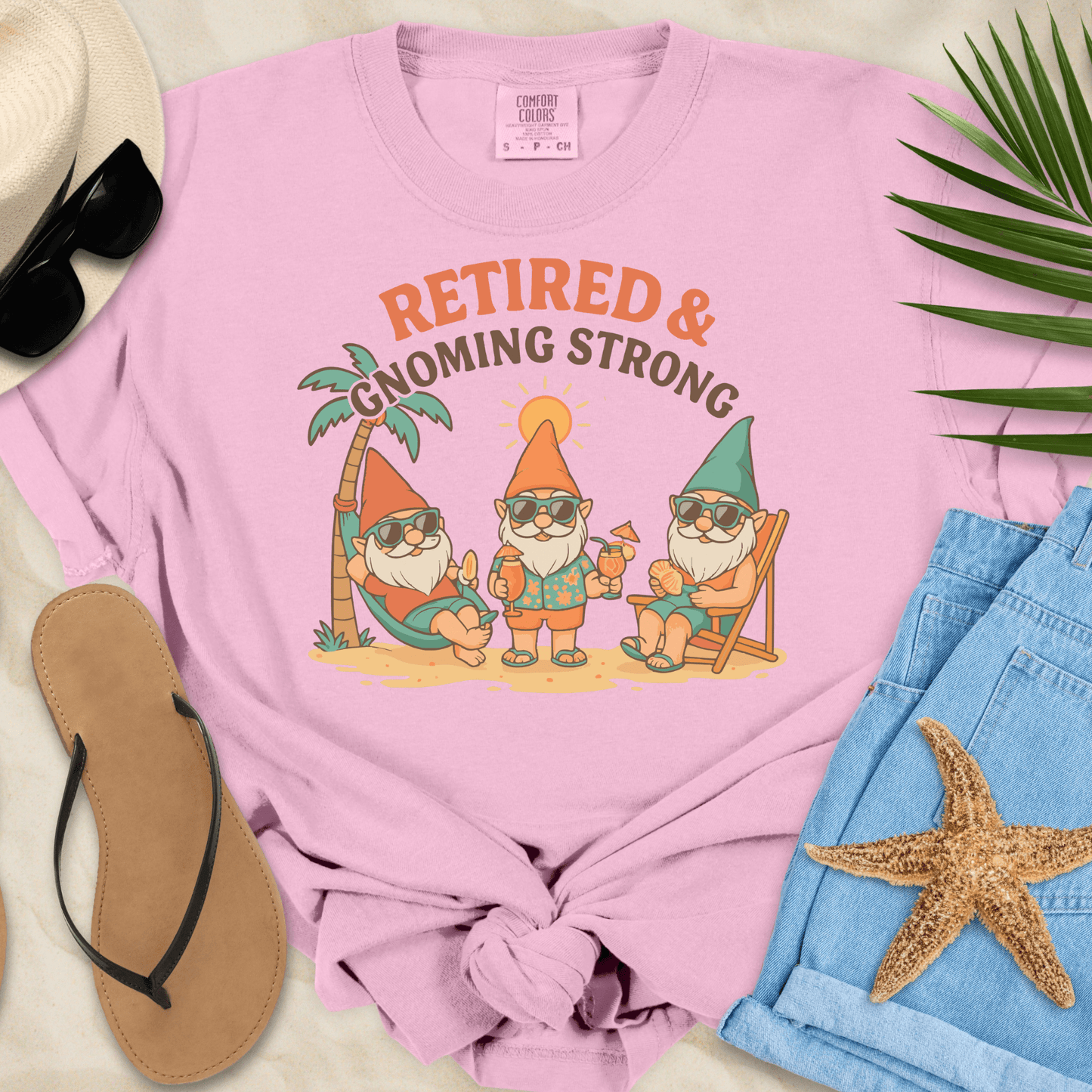 Retired & Gnoming Strong T-shirt
