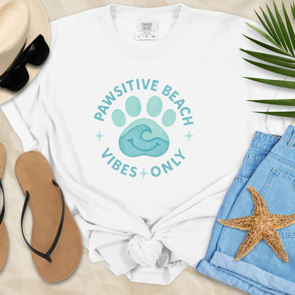 Pawsitive Beach Vibes Only T-Shirt