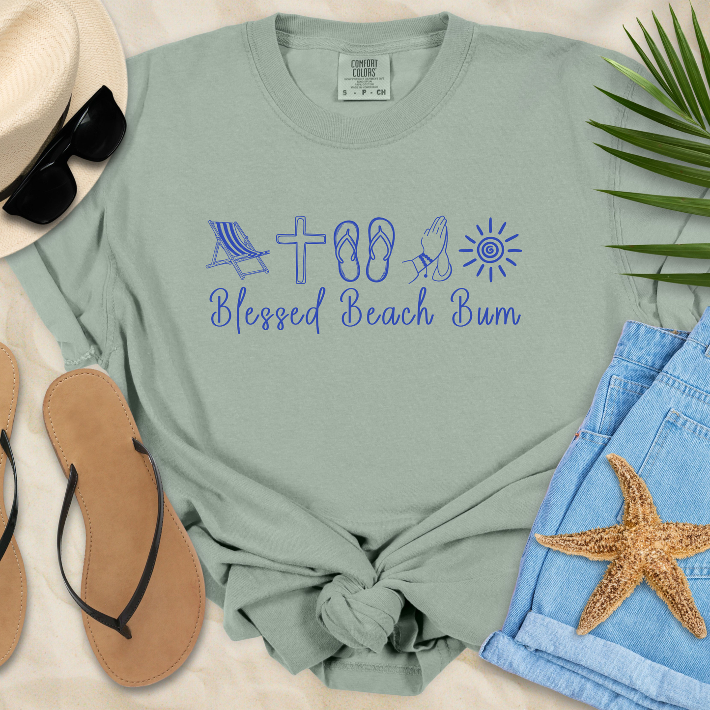 Blessed Beach Bum  T-Shirt