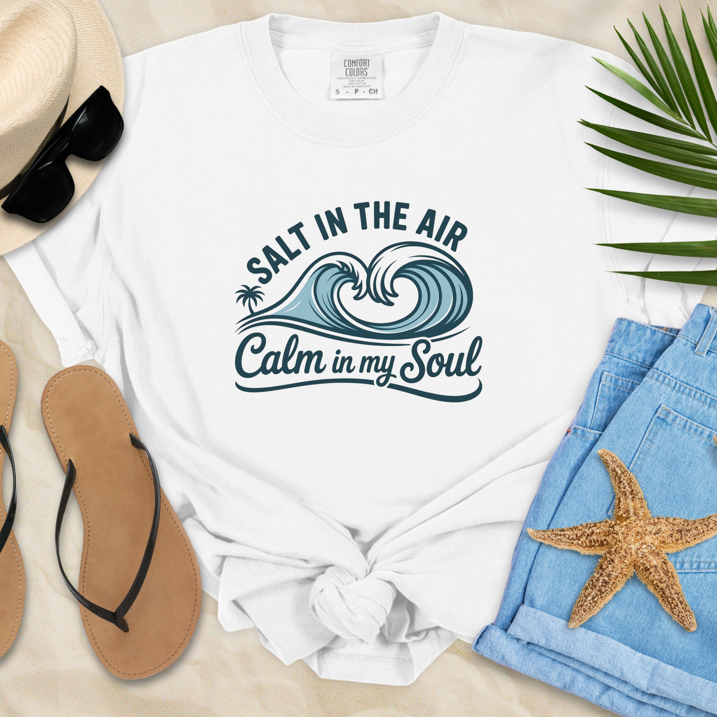Salt In The Air Calm In My Soul T-Shirt