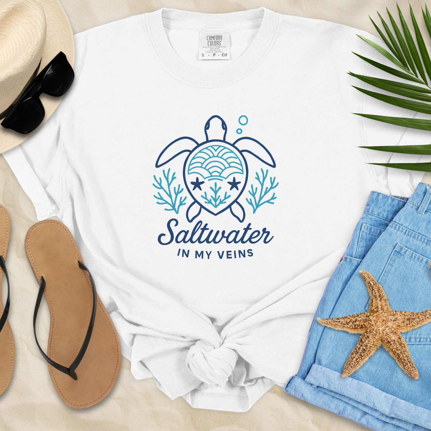 Saltwater In My Veins T-Shirt