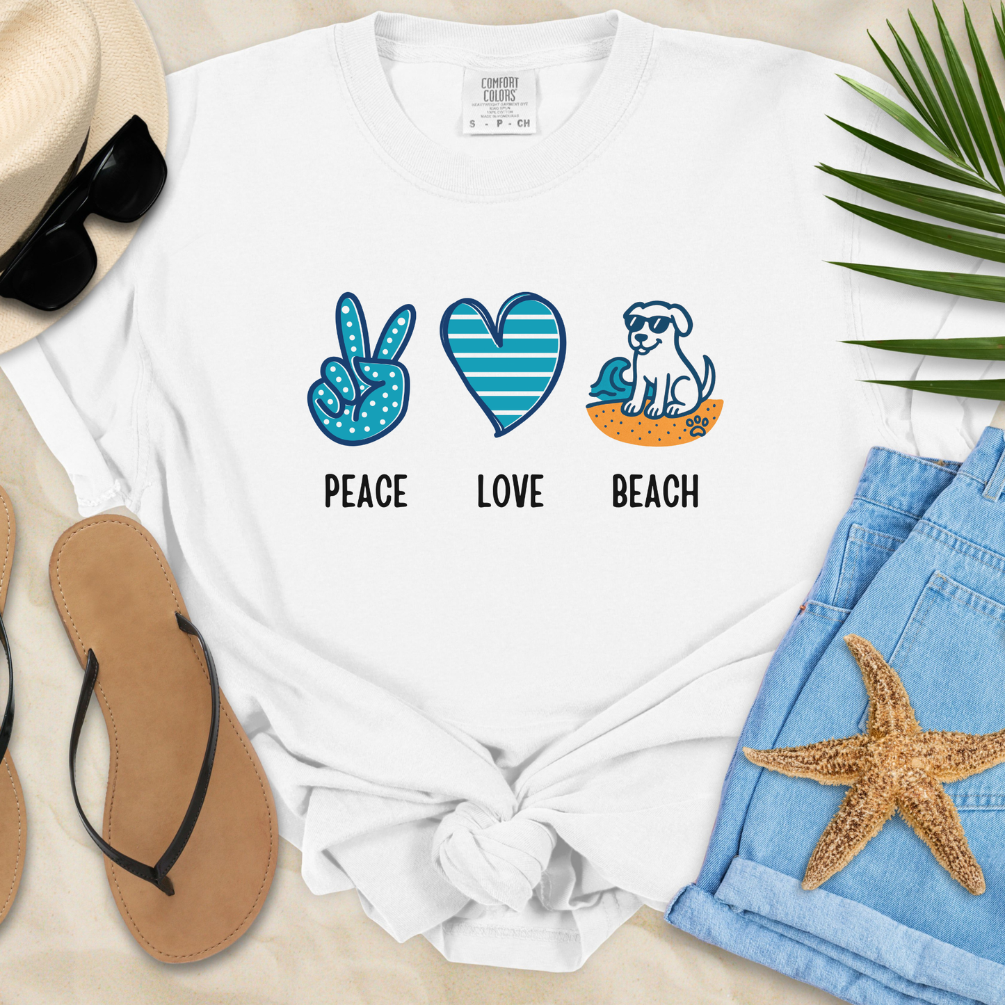 Peace Love Beach T-Shirt