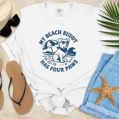 My Beach Buddy Has Four Paws T-Shirt