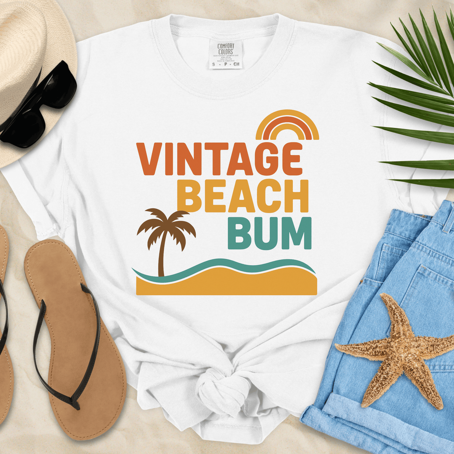 Vintage Beach Bum T-Shirt  T-Shirt