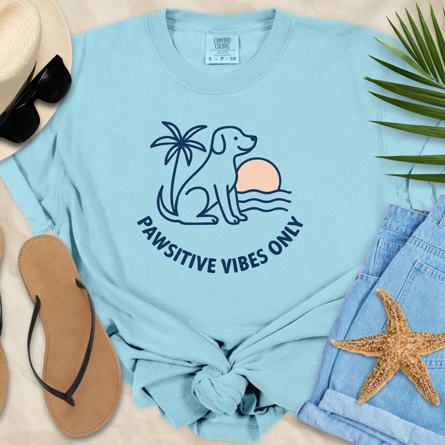 Pawsitive Vibes Only T-Shirt