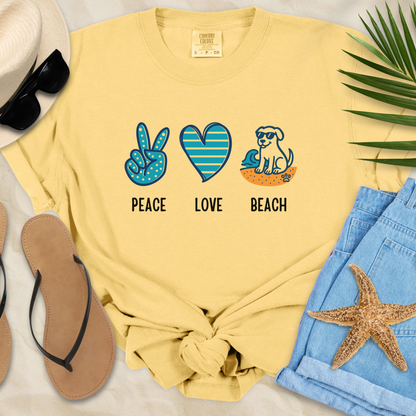 Peace Love Beach T-Shirt