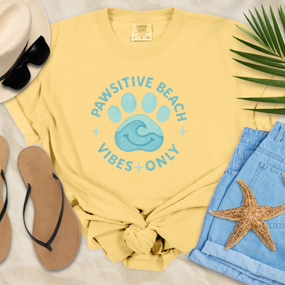Pawsitive Beach Vibes Only T-Shirt