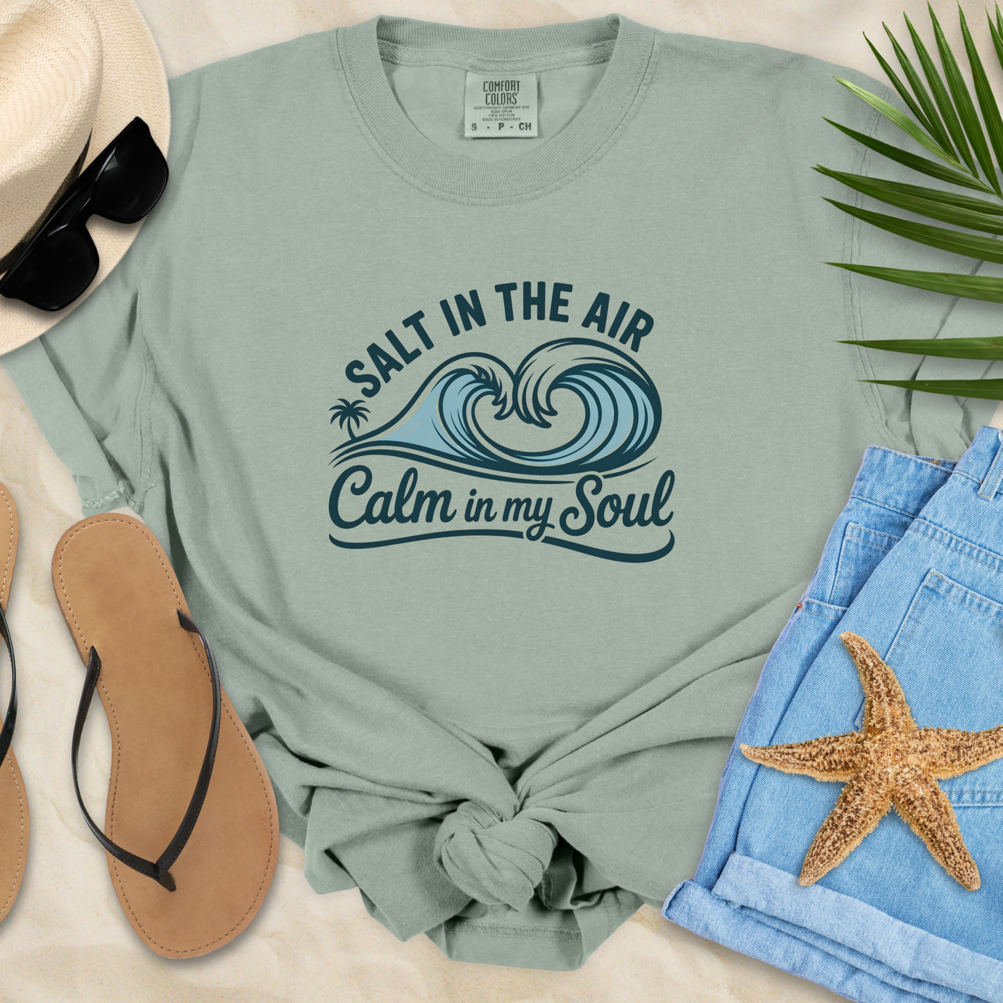 Salt In The Air Calm In My Soul T-Shirt