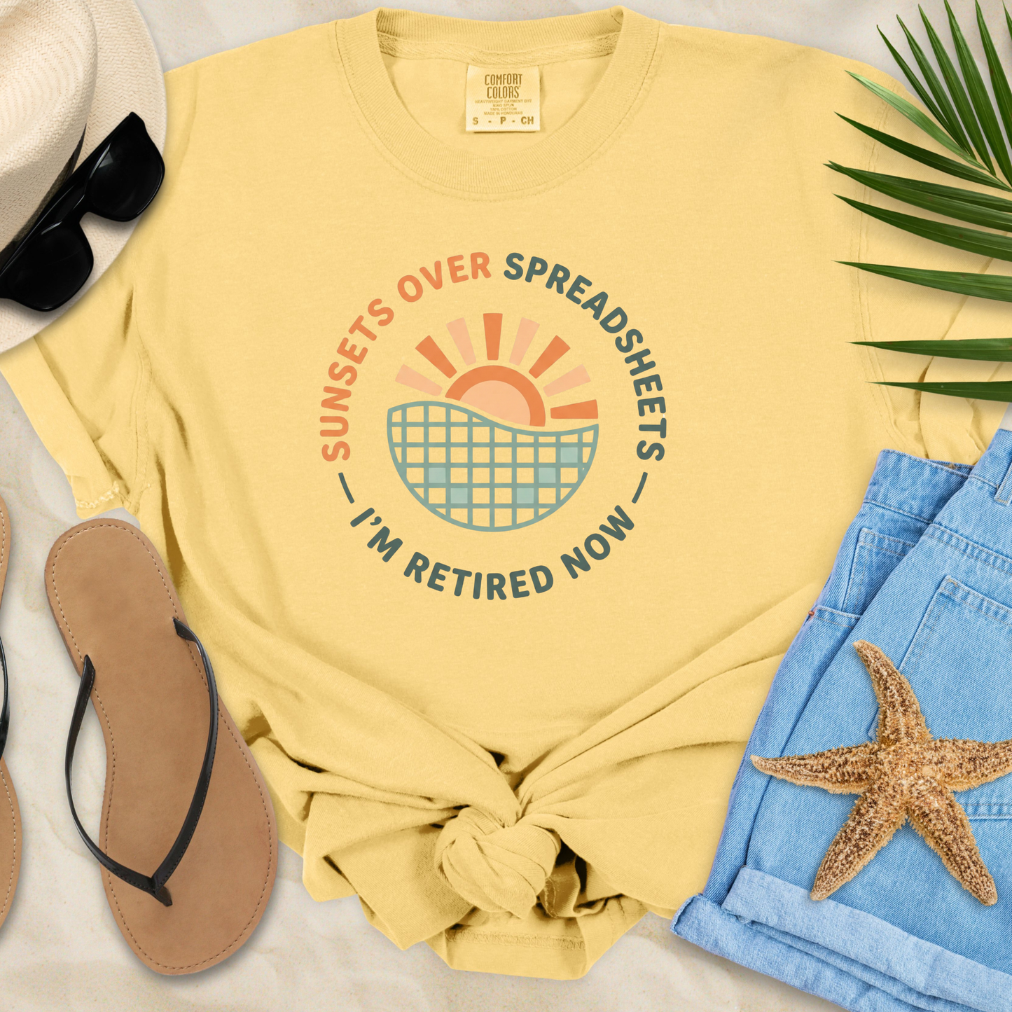 Sunsets Over Spreadsheets T-Shirt