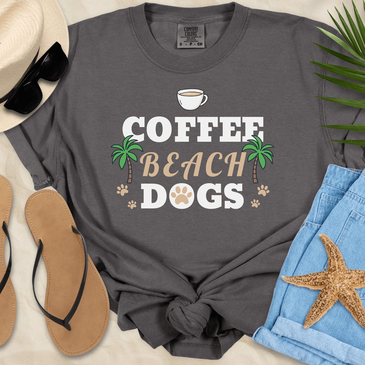 Coffee Beach Dogs T-shirt