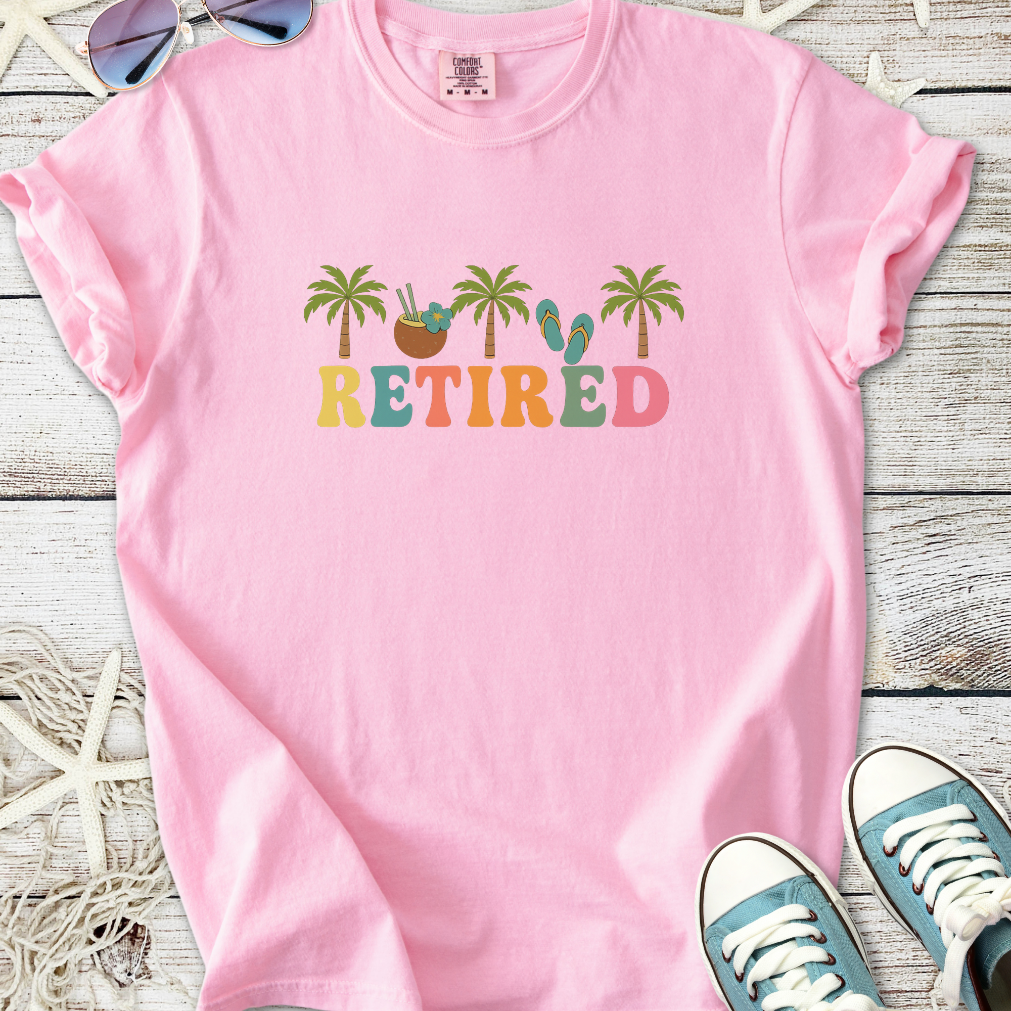 Retired - Palm Trees T-shirt