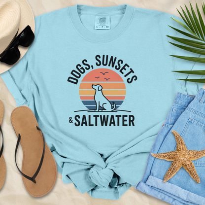 Dogs, Sunsets & Saltwater T-Shirt
