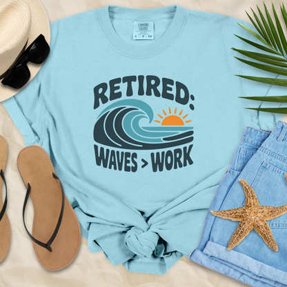 Waves Over Work T-Shirt