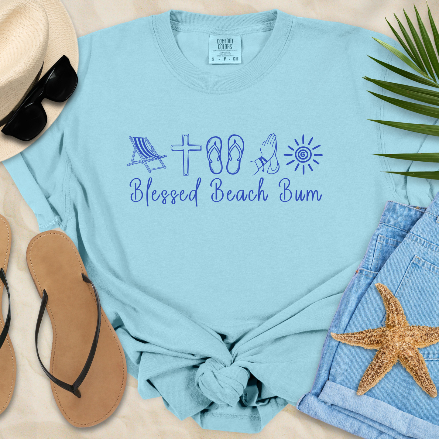 Blessed Beach Bum  T-Shirt