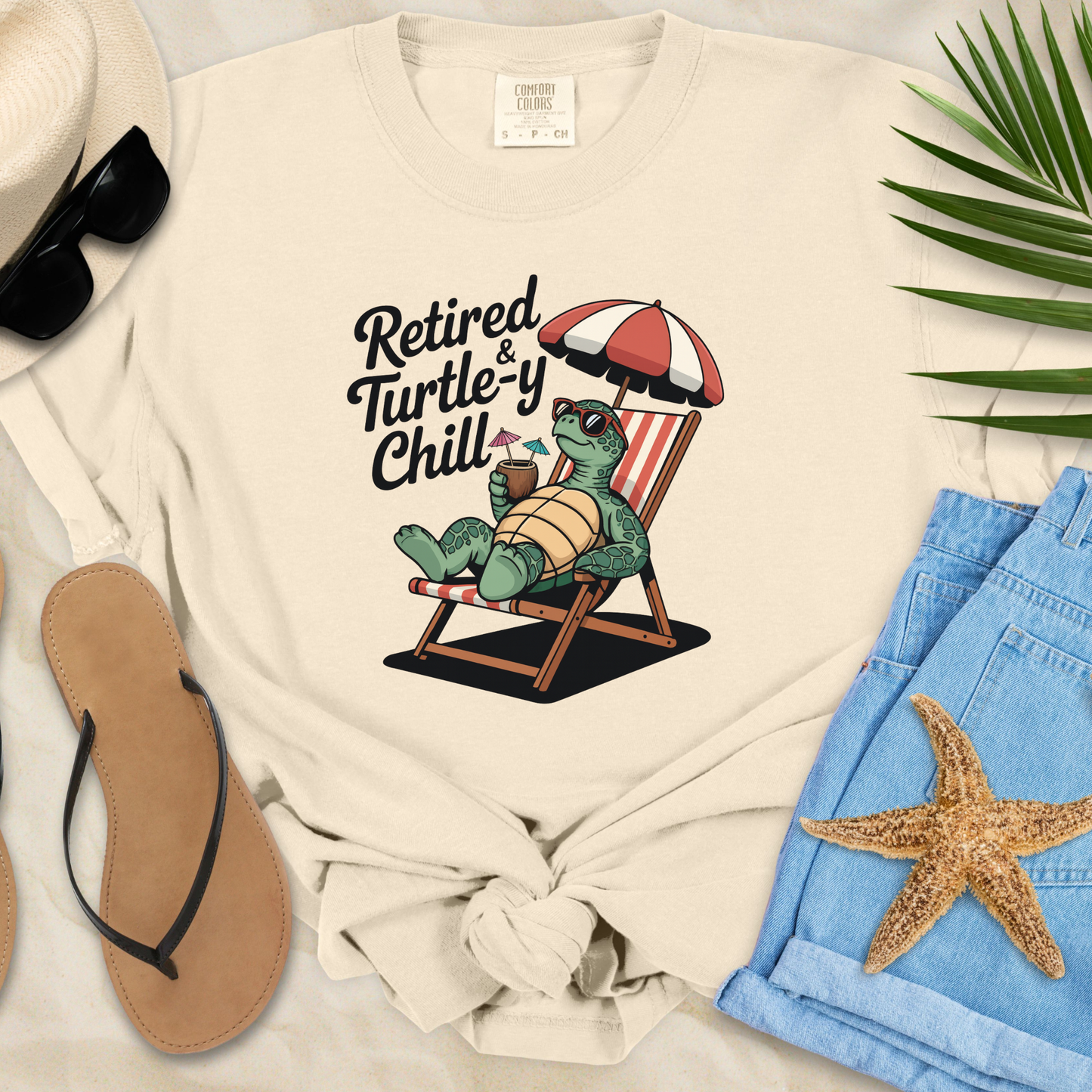 Retired - Turtle-y Chill  T-Shirt