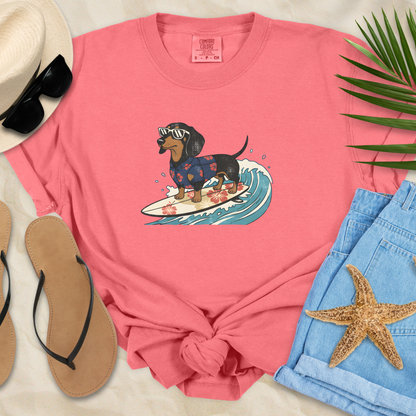 Dachshund Surfer  T-Shirt