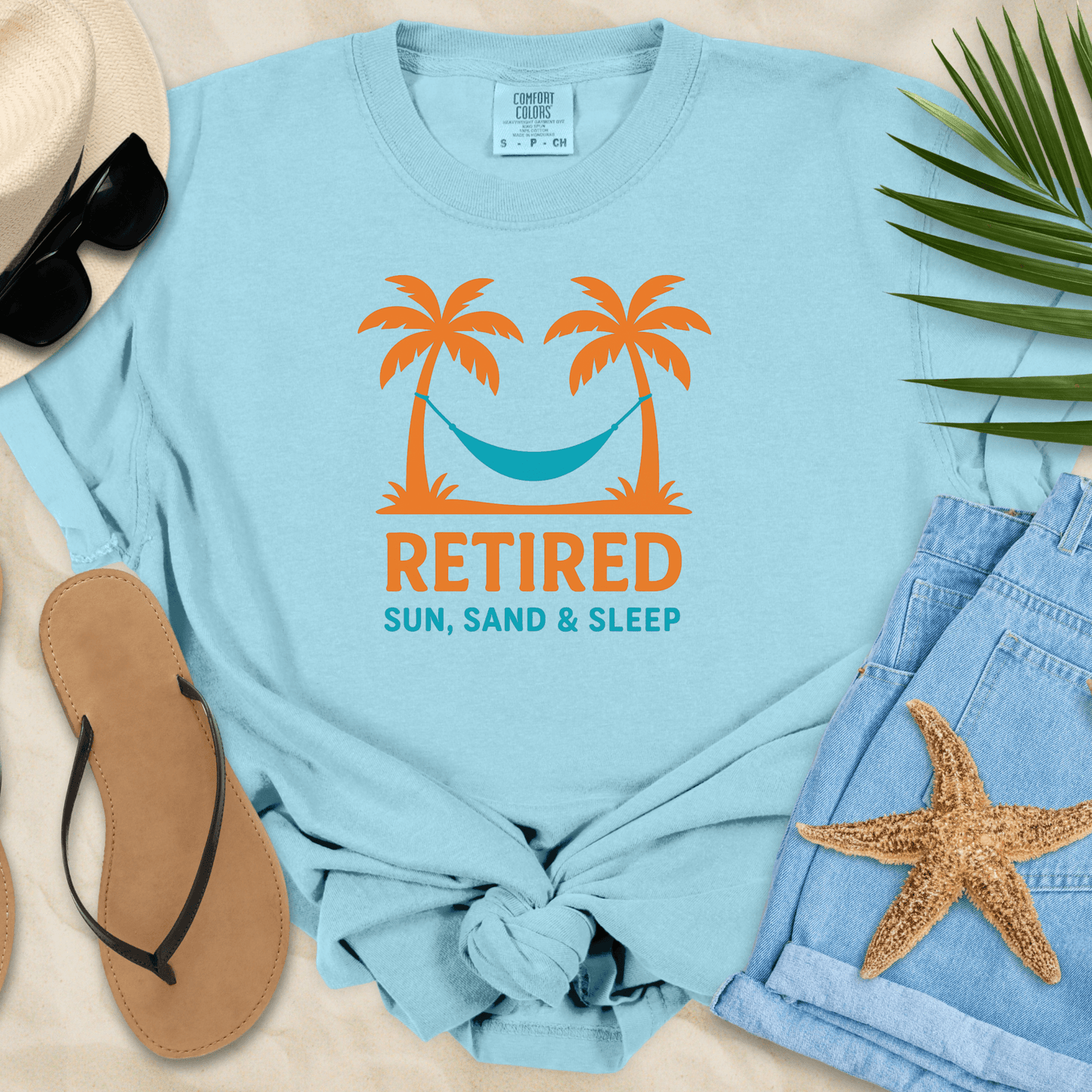 Retired - Sun, Sand, Sleep T-shirt