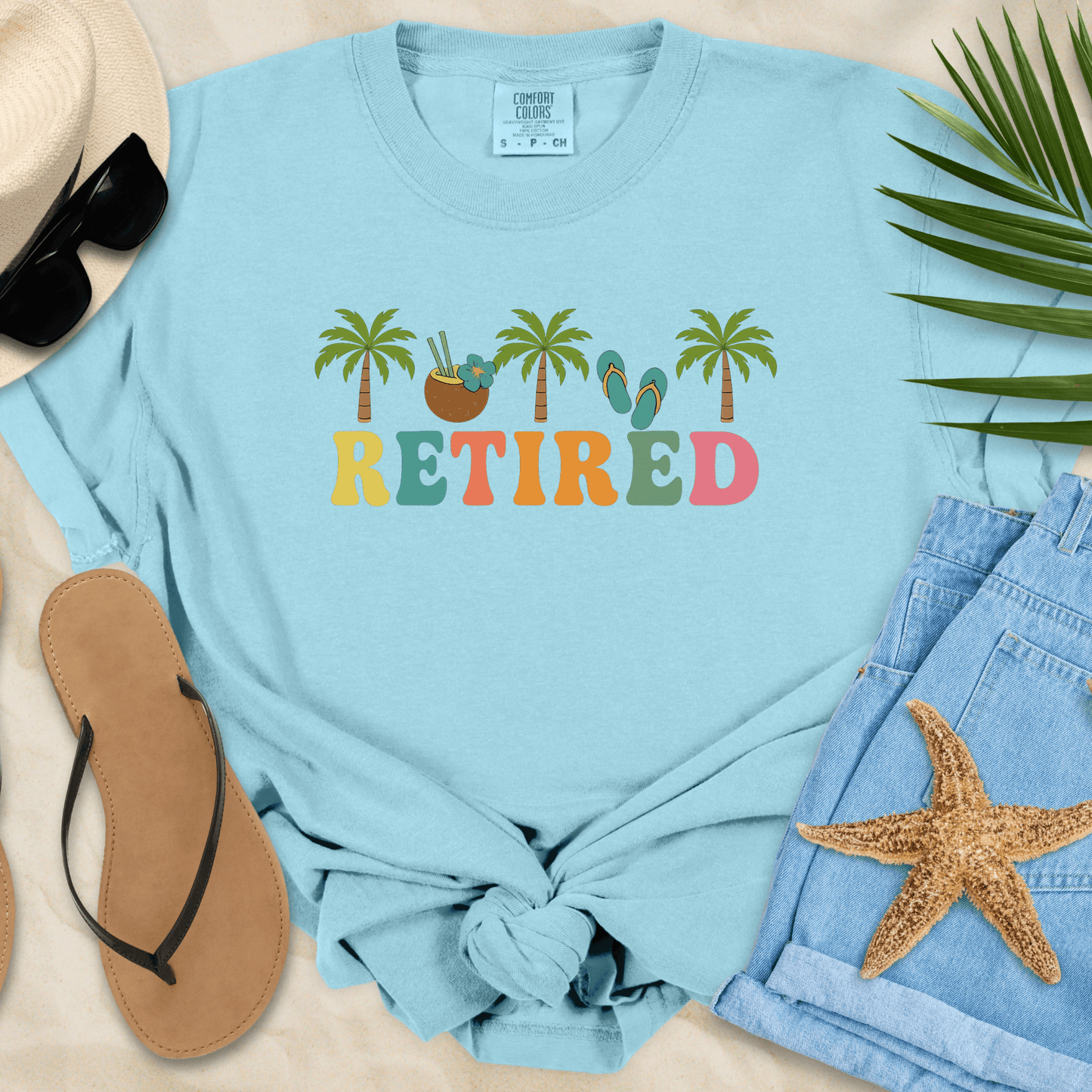 Retired - Palm Trees T-shirt