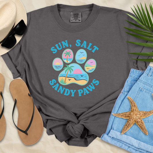 Sun, Salt, Sandy Paws T-Shirt