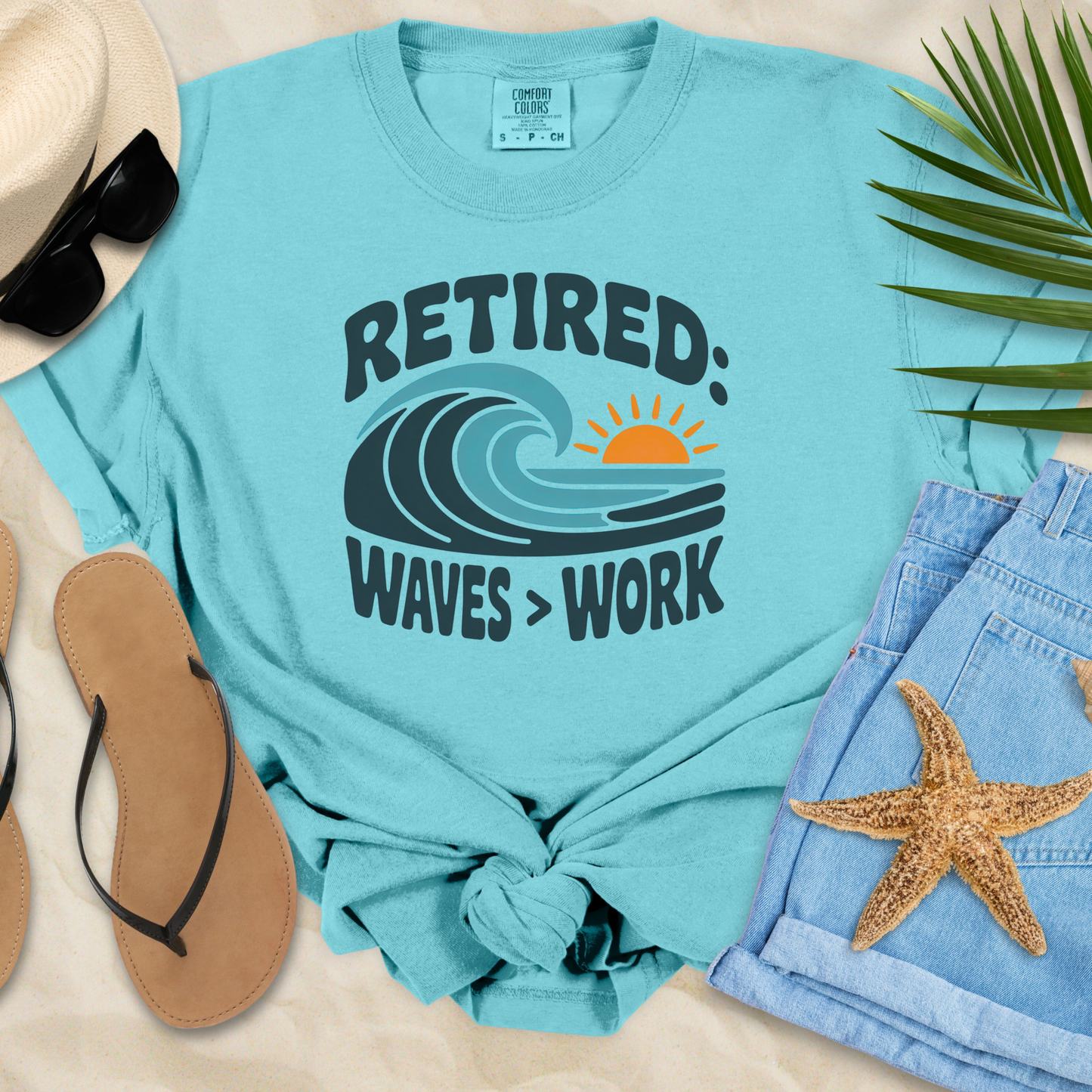 Waves Over Work T-Shirt