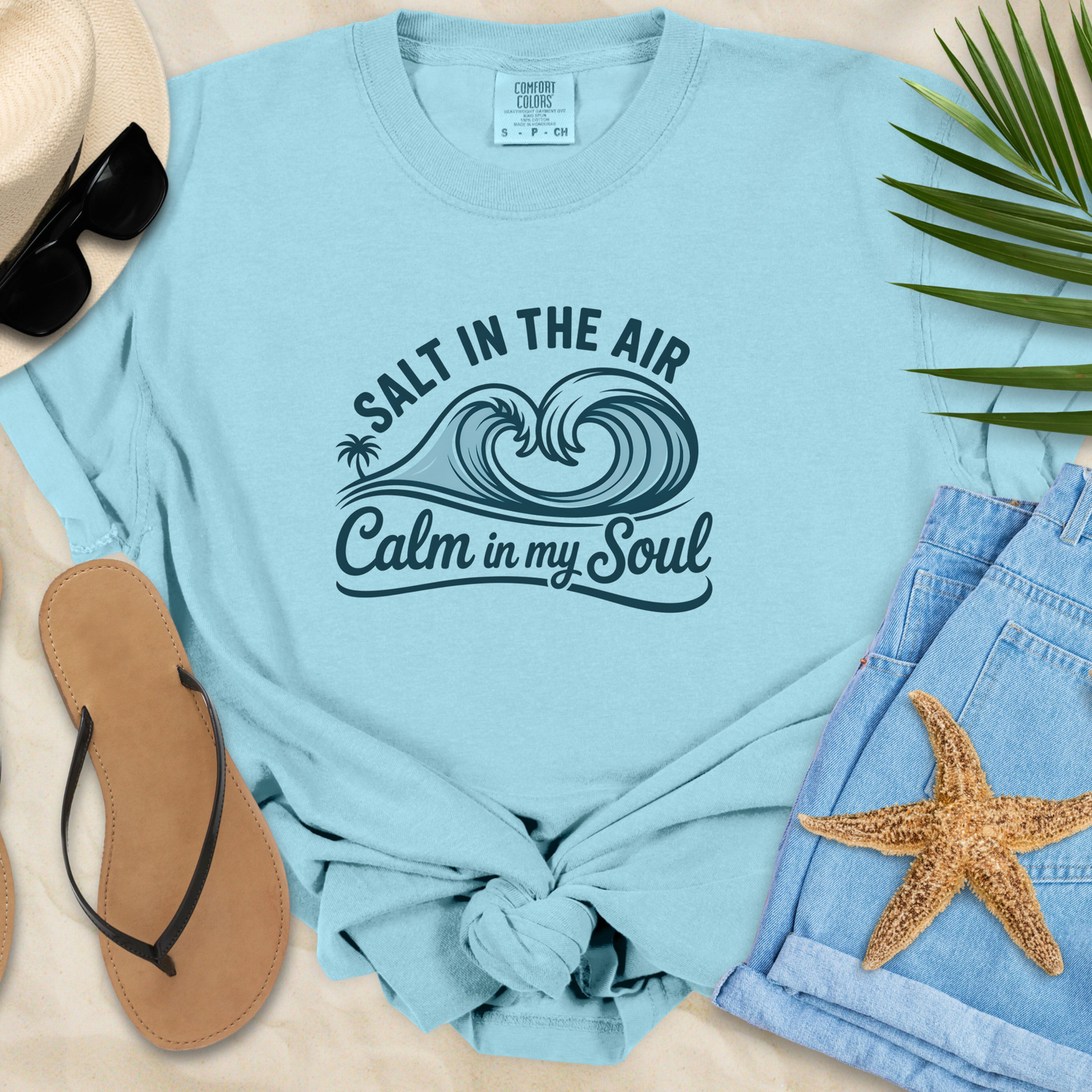 Salt In The Air Calm In My Soul T-Shirt
