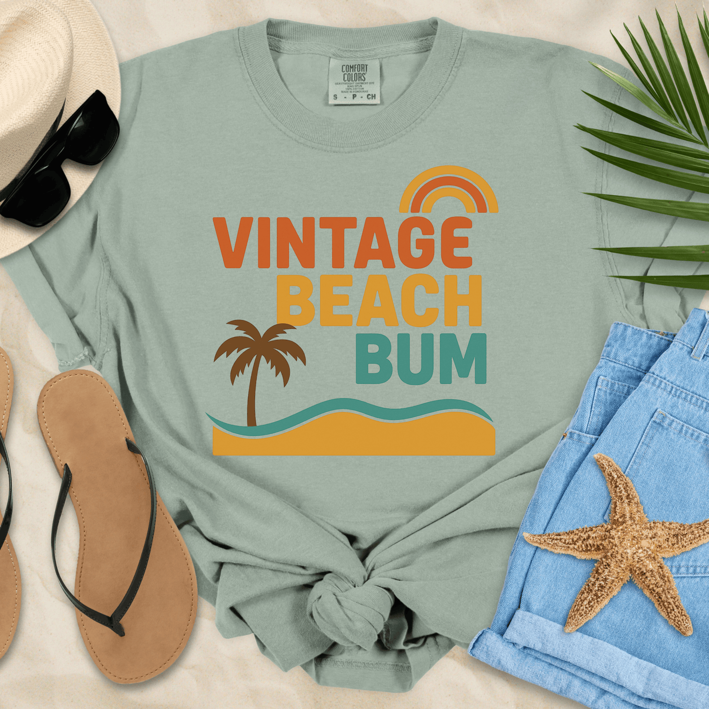 Vintage Beach Bum T-Shirt  T-Shirt