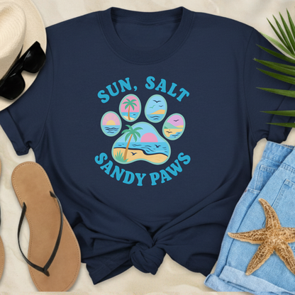 Sun, Salt, Sandy Paws T-Shirt