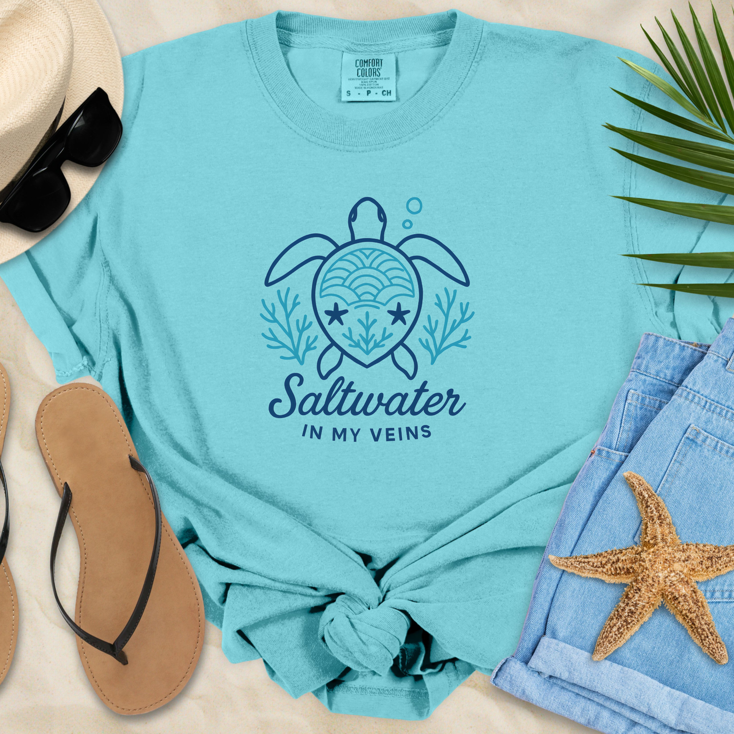 Saltwater In My Veins T-Shirt