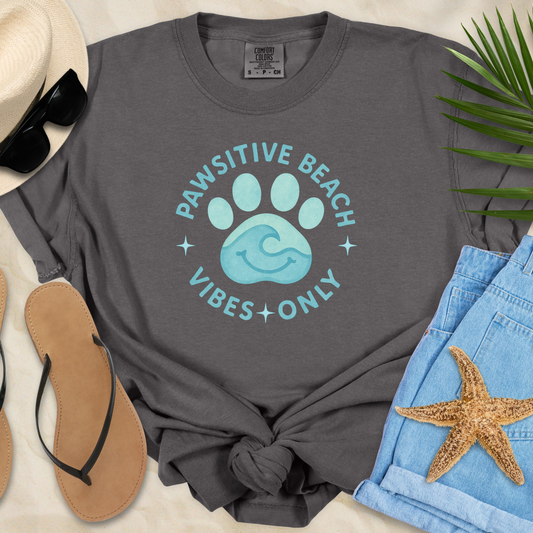 Pawsitive Beach Vibes Only T-Shirt