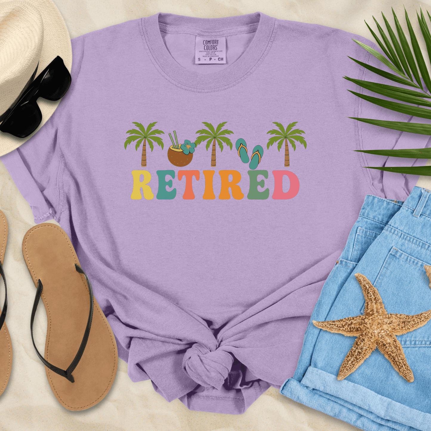 Retired - Palm Trees T-shirt