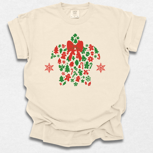 Christmas Sea Turtle T-shirt
