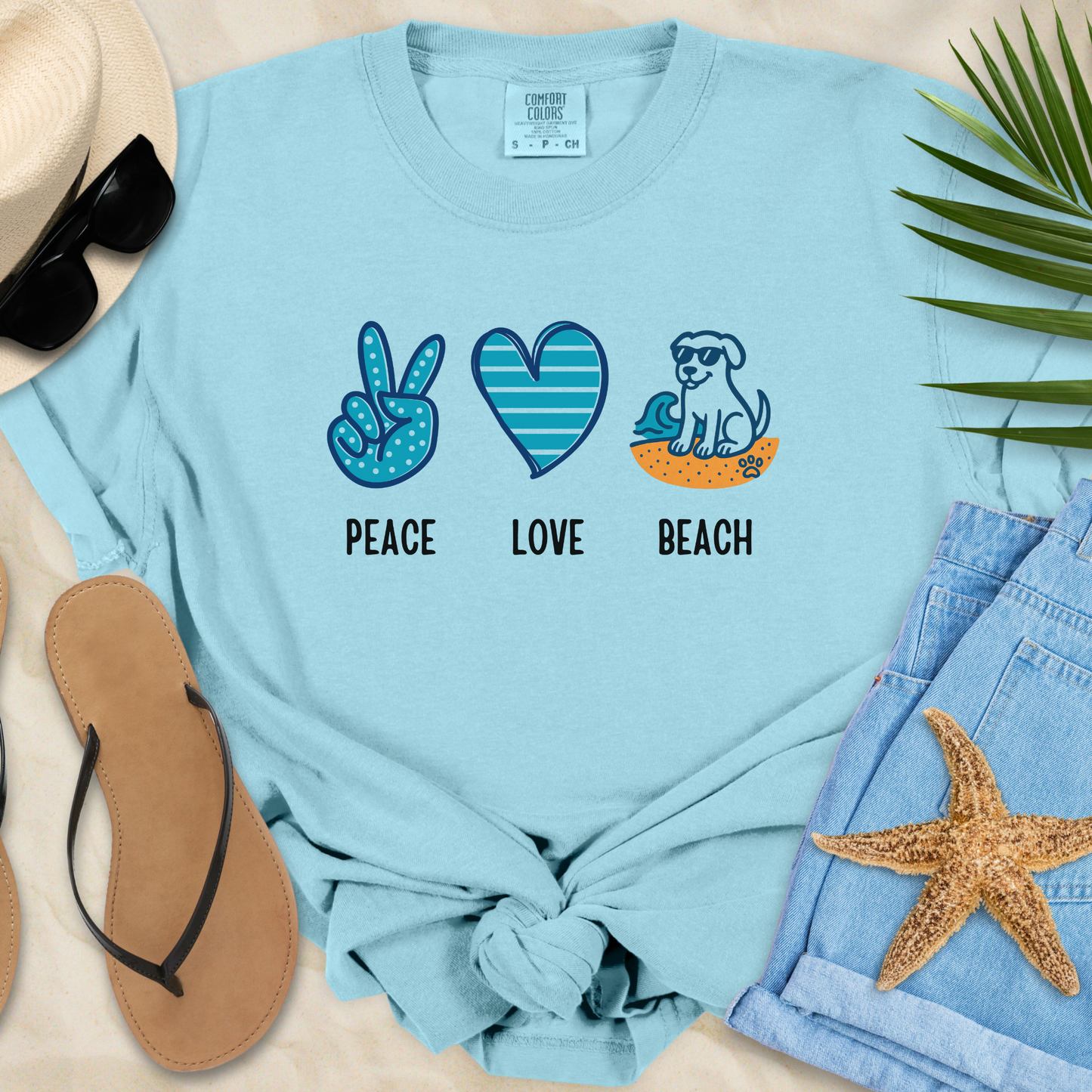 Peace Love Beach T-Shirt