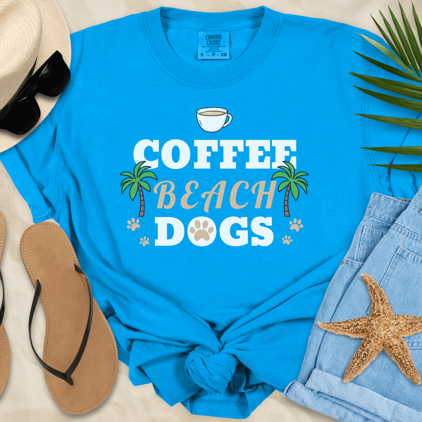 Coffee Beach Dogs T-shirt