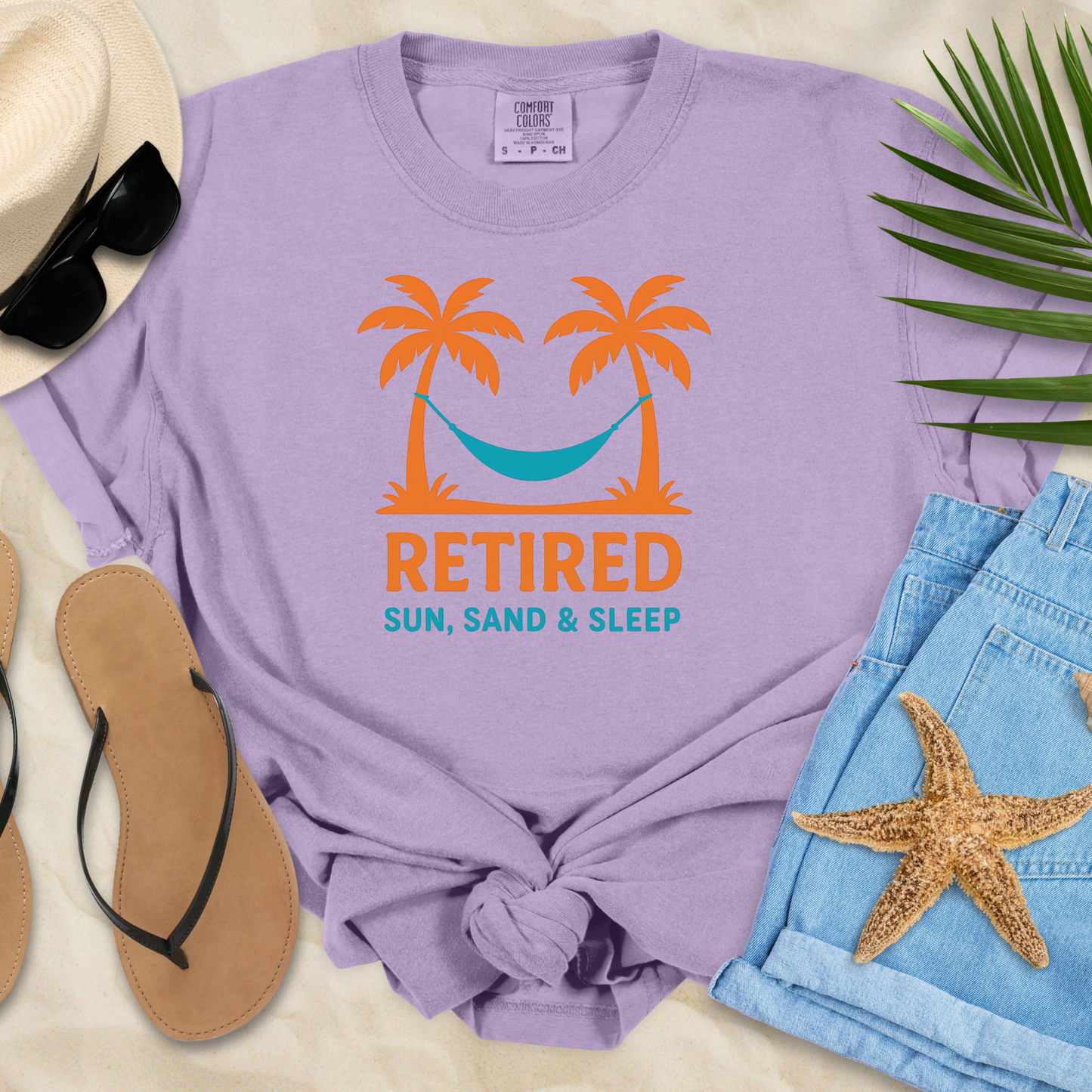 Retired - Sun, Sand & Sleep  T-Shirt