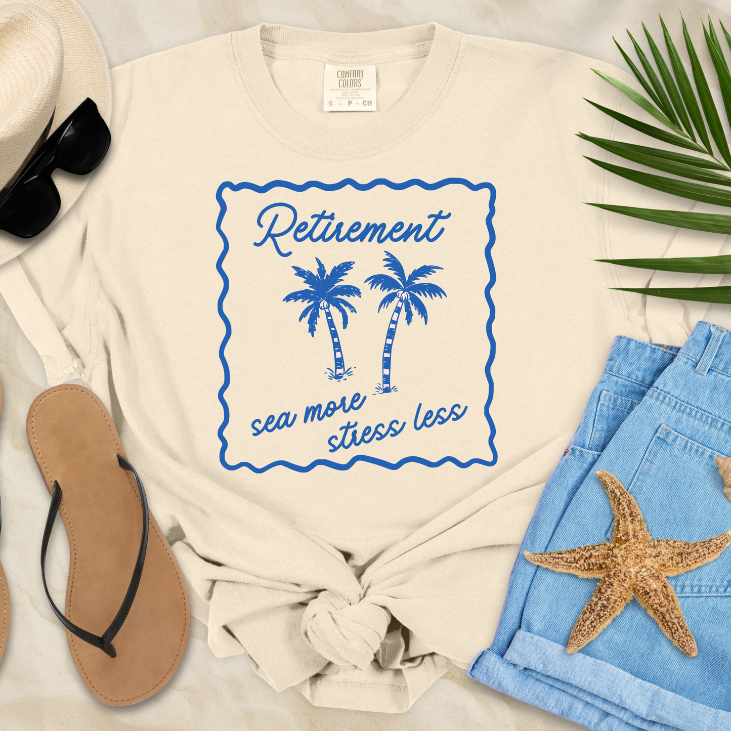 Retirement - Sea More Stress Less T-Shirt