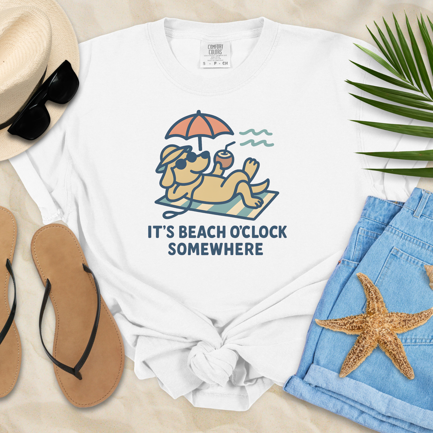 It's Beach O'Clock Somewhere  T-Shirt