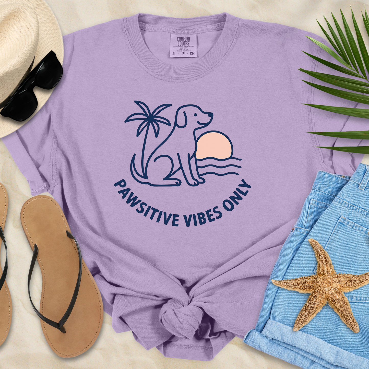 Pawsitive Vibes Only T-Shirt