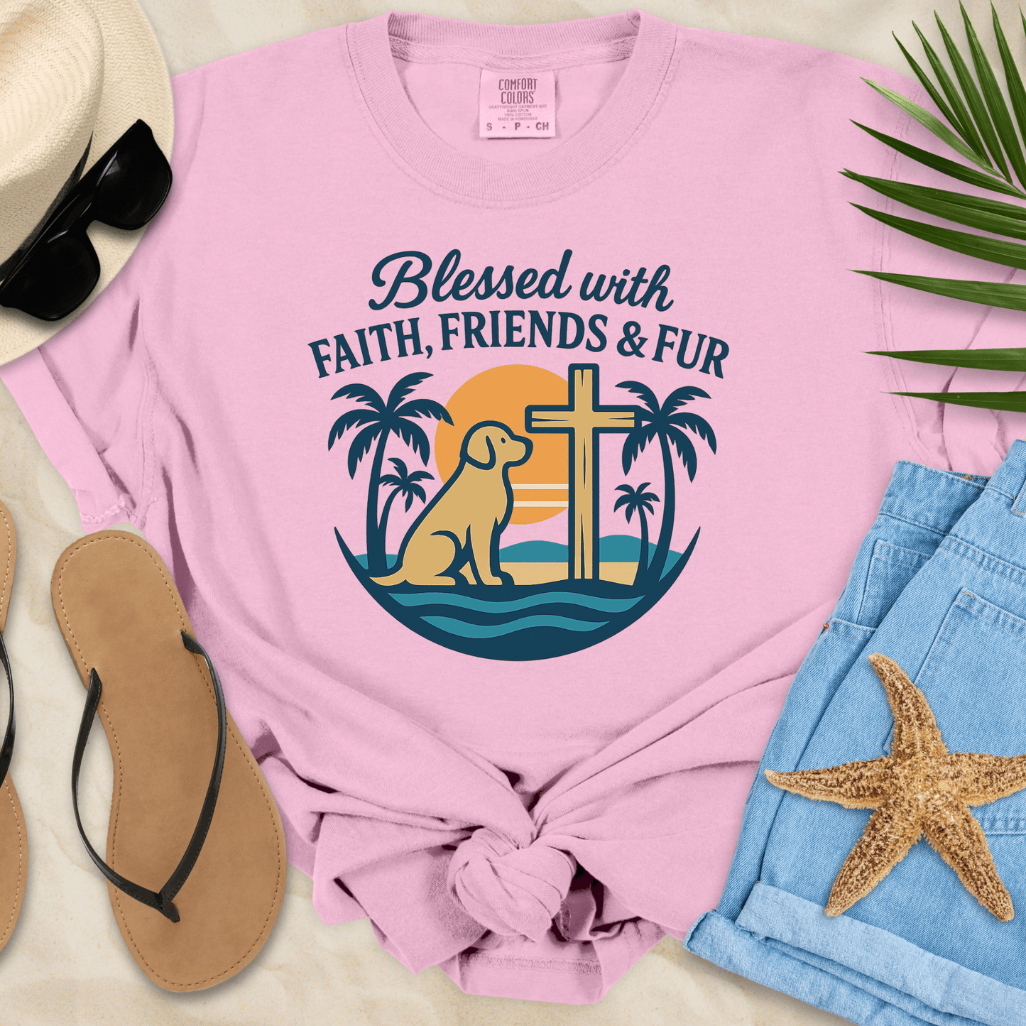 Faith Friends & Fur T-shirt
