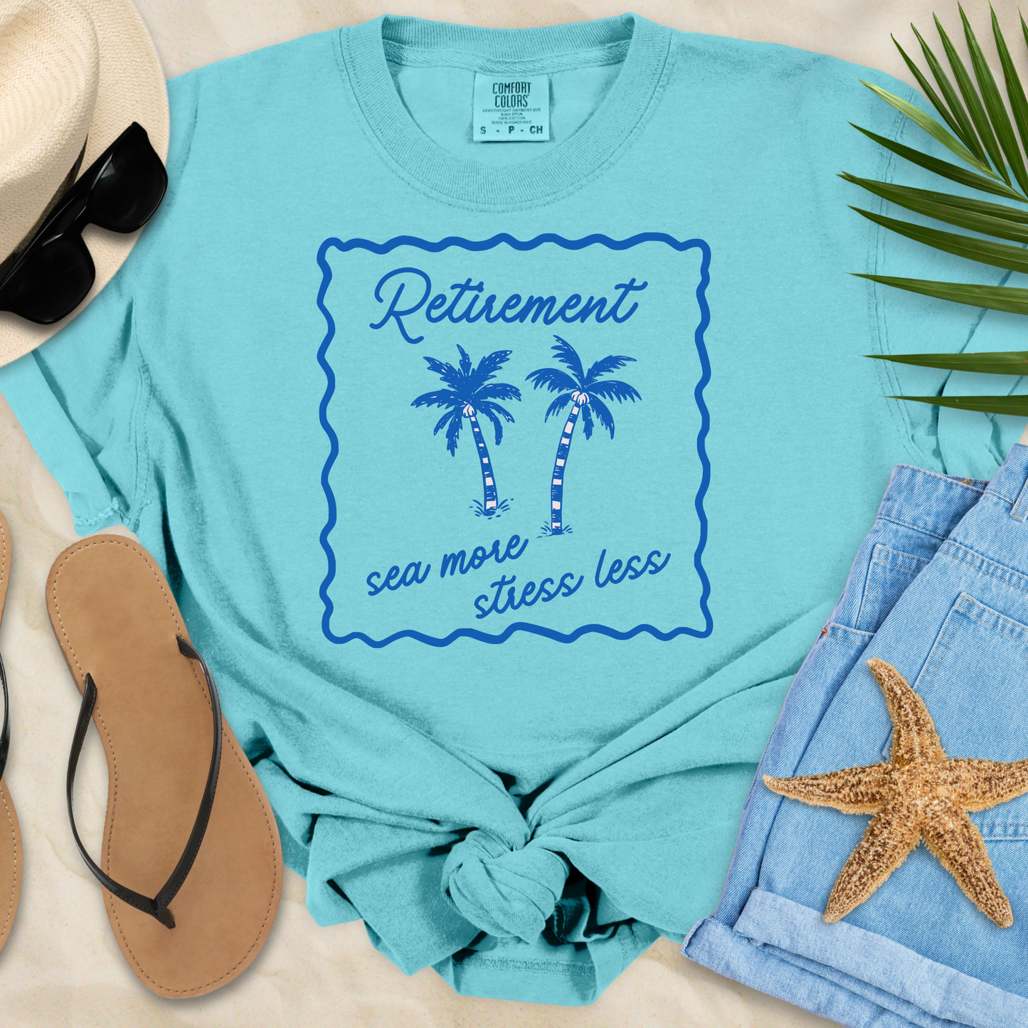 Retirement - Sea More Stress Less T-Shirt