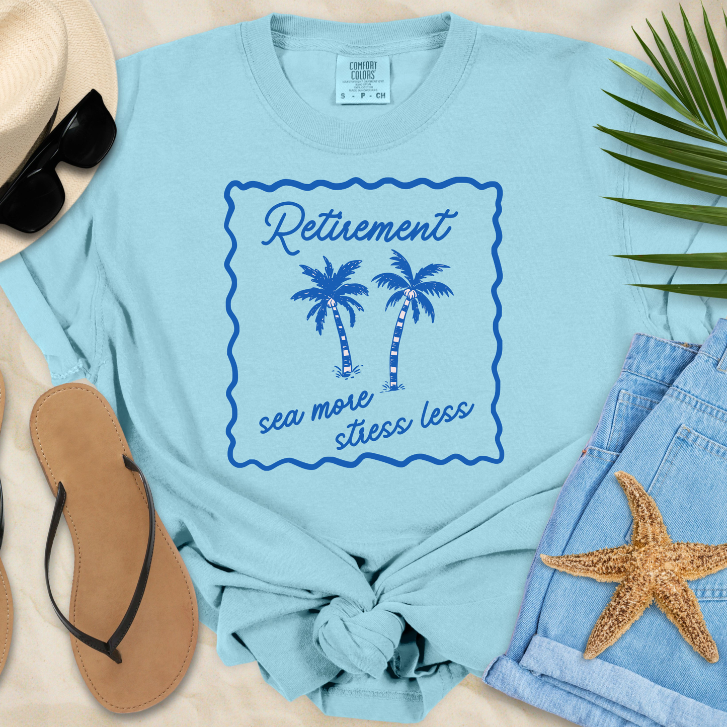 Retirement - Sea More Stress Less T-Shirt