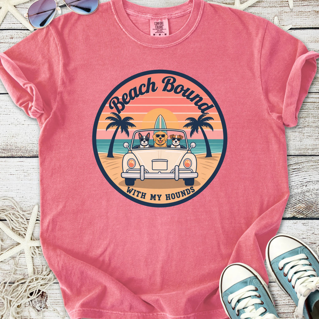 Beach Bound With My Hounds T-Shirt