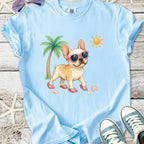Beach Day Frenchie T-Shirt