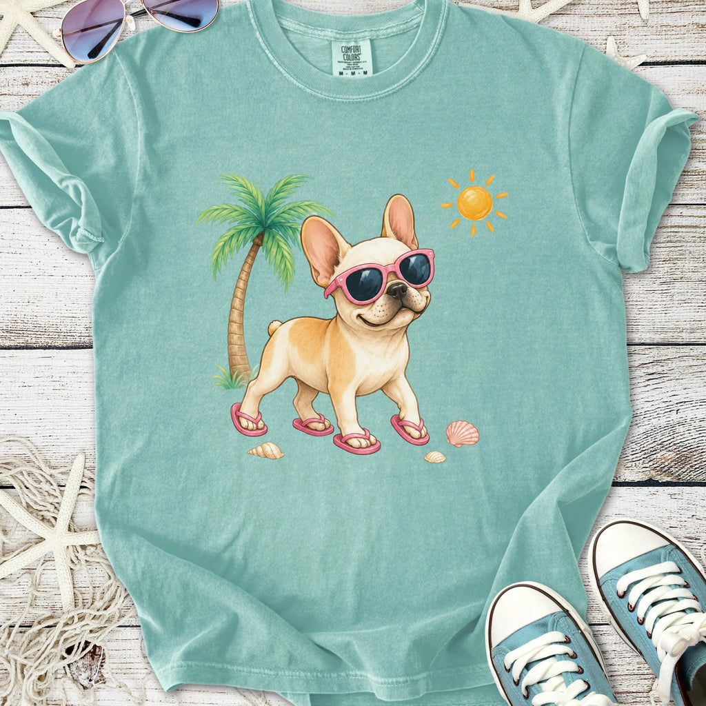 Beach Day Frenchie T-Shirt