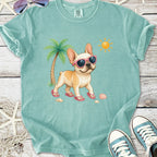 Beach Day Frenchie T-Shirt