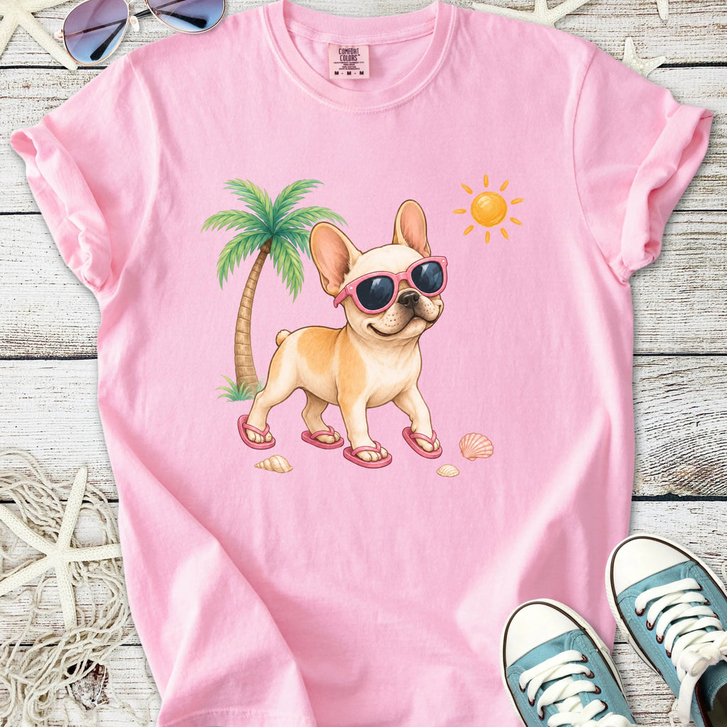 Beach Day Frenchie T-Shirt