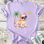 Beach Day Frenchie T-Shirt