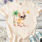 Beach Day Frenchie T-Shirt