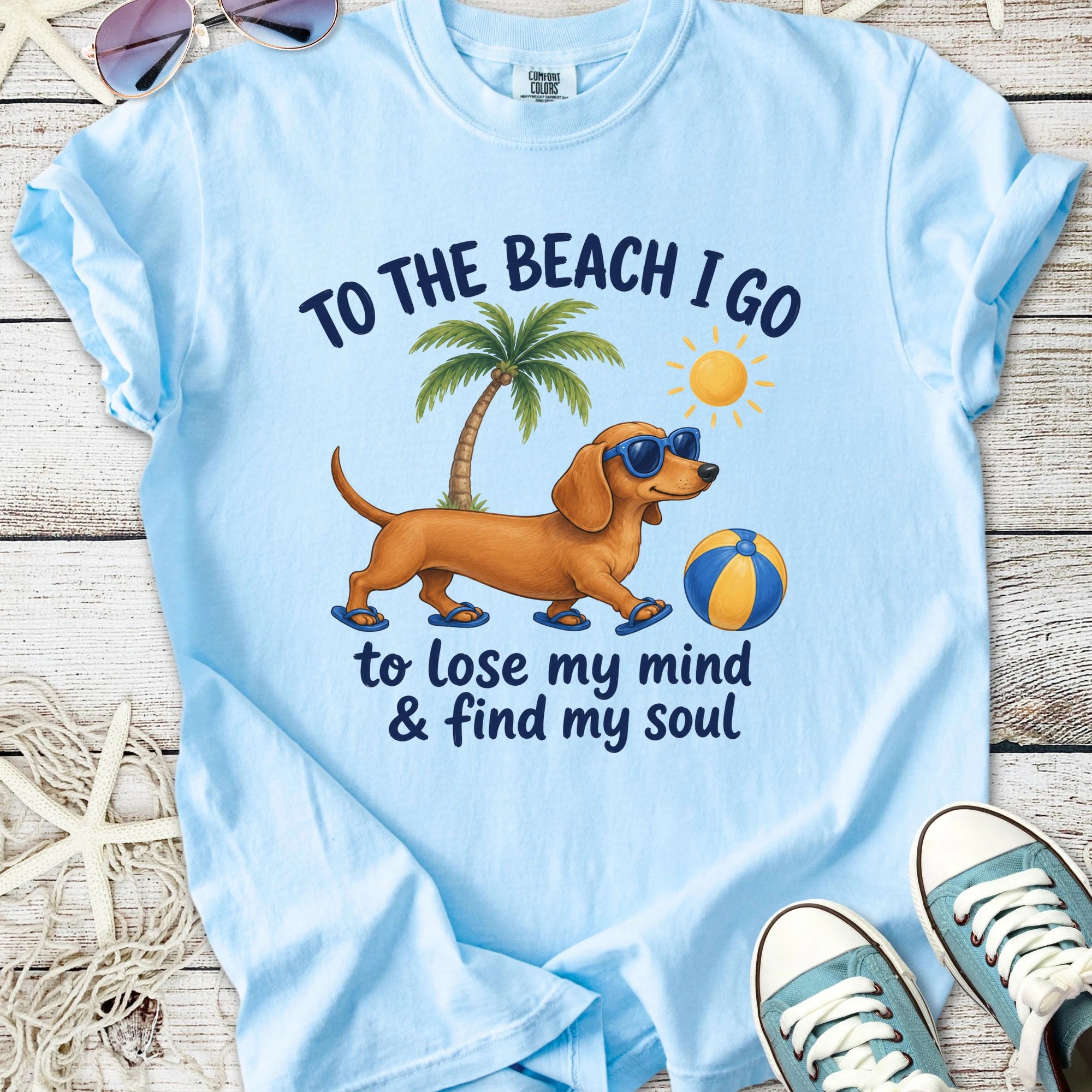 To The Beach I Go T-Shirt
