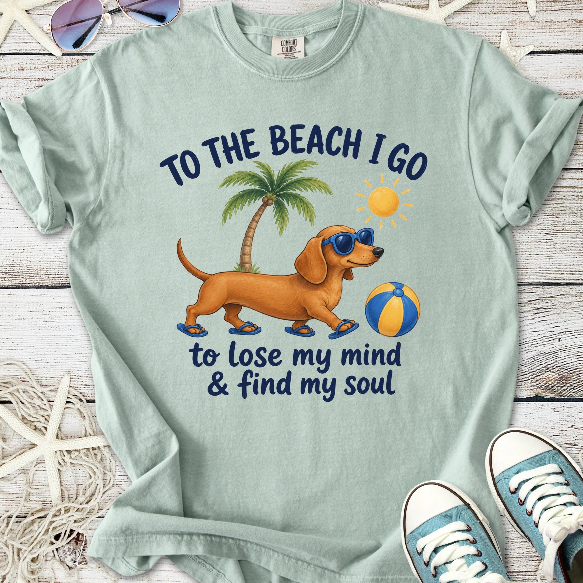 To The Beach I Go T-Shirt